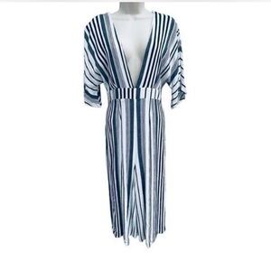 Lulus Sexy Sailor Striped Summer Vacation Jumpsuit